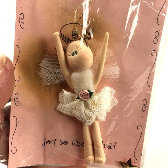 Christmas Ornament Lot of 4 Mikasa Crystal Candle,2 Angels &Swarovski 2014 Frame - Picture 9 of 10